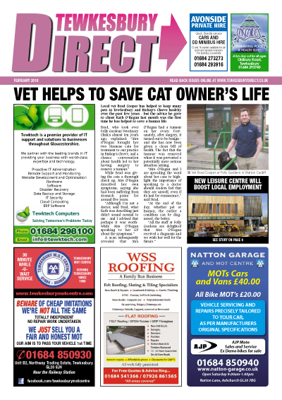 Tewkesbury Direct Magazine February 2016