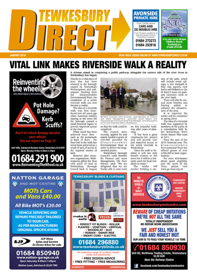 Tewkesbury Direct Magazine January 2016