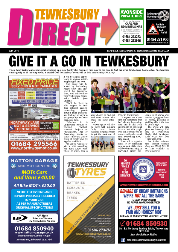 Tewkes Direct Magazine July 2016