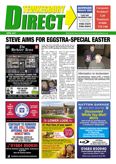 Tewkesbury Direct Magazine April 2017