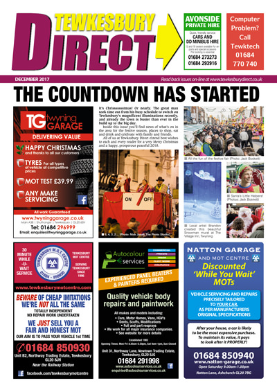 Tewkesbury Direct Magazine November 2017