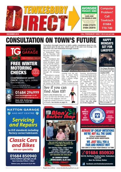 Tewkesbury Direct Magazine December 2018