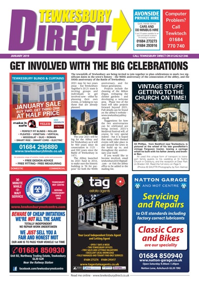 Tewkesbury Direct Magazine January 2019
