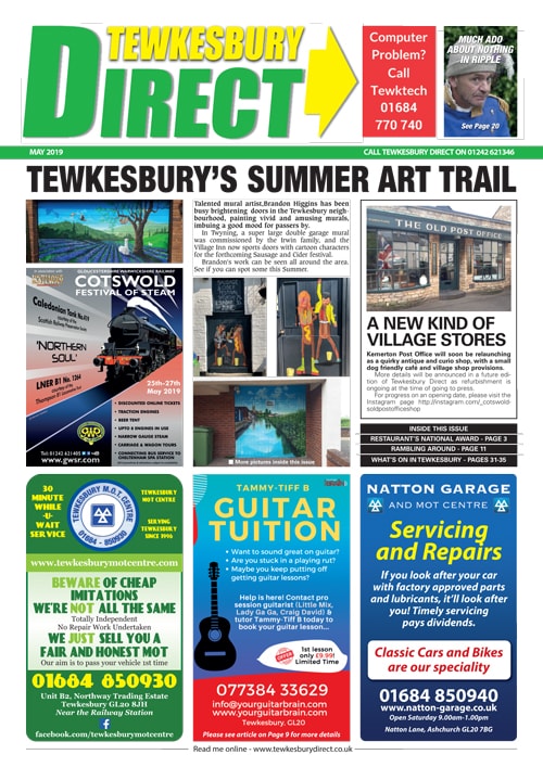 Tewkesbury Direct Magazine May 2019
