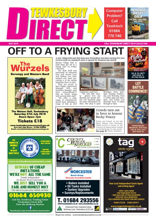 Tewkesbury Direct Magazine July 2019