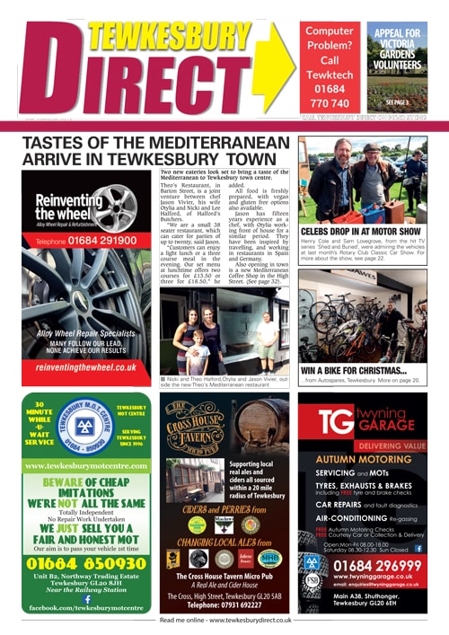 Tewkesbury Direct Magazine September 2019