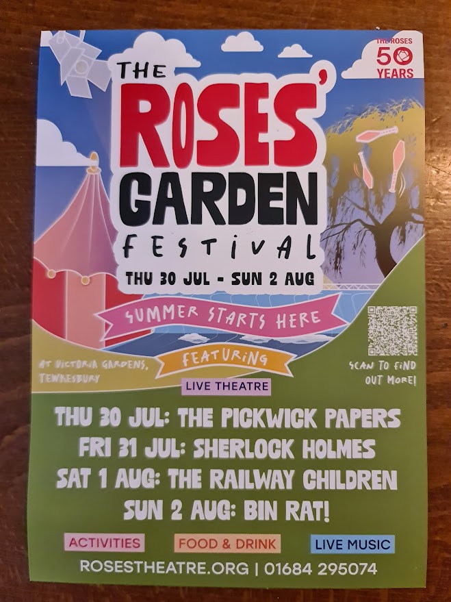 The Roses Garden Festival – Roses Theatre – 30th July-2nd August